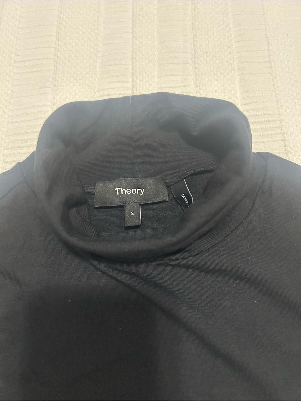 Theory Women Black Turtleneck